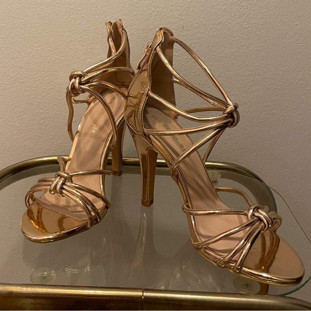 Madden Girl Rose Gold Heels